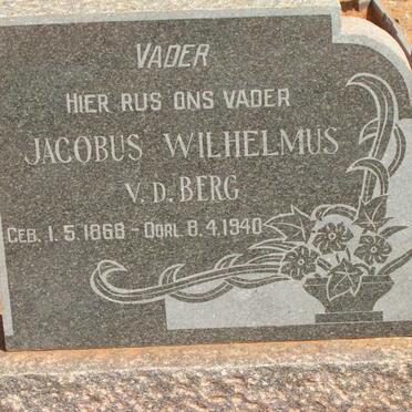 BERG Jacobus Wilhelmus, v.d. 1868-1940