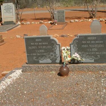 BERG Jacobus Wilhelmus, v.d. 1868-1940 &amp; Maria Magdelena 1877-1942