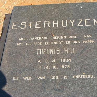 ESTERHUYZEN Theunis H.J. 1934-1978