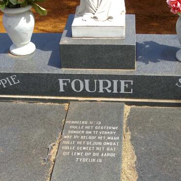 FOURIE Joppie -  &amp; Sannie -