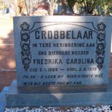 GROBBELAAR Fredrika Carolina 1899-1972