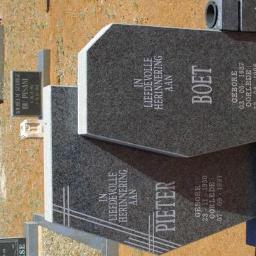 GROBLER Pieter 1930-1997 :: GROBLER Boet 1957-1998