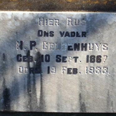 GELDENHUYS N.P. 1867-1933