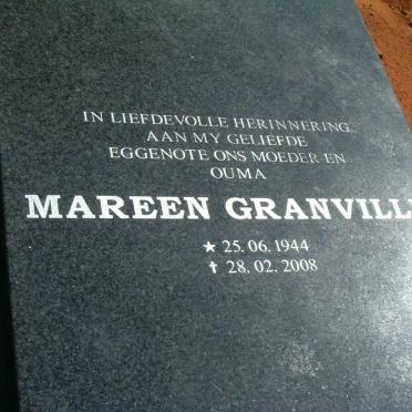 GRANVILLE Mareen 1944-2008