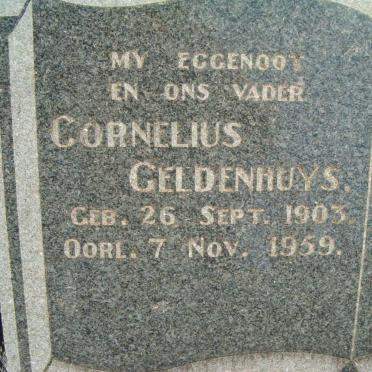 GELDENHUYS Cornelius 1903-1959
