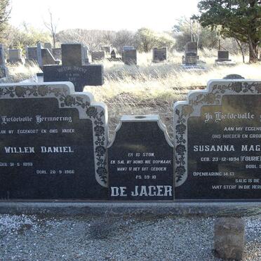 JAGER Willem Daniel, de 1893-1966 &amp; Susanna Magdalena FOURIE 1894-1973