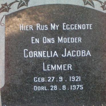 LEMMER Cornelia Jacoba 1921-1975