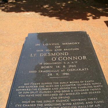 O'CONNOR Desmond 1960-1981
