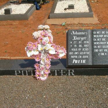 POTGIETER Johannes Burger 1936-1997