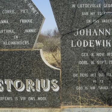 PRETORIUS Johannes Lodewikus 1898-1969