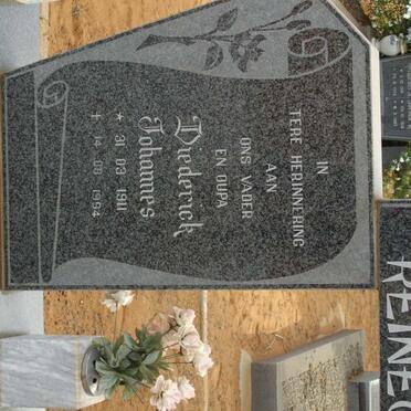 REINECKE Diederick Johannes 1911-1994