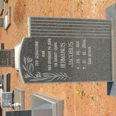ROUX Hermanus Jacobus, le 1910-2004