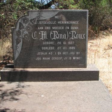 ROUX C.M. 1927-1985