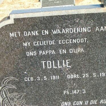 SCHOEMAN Tollie 1911-1977