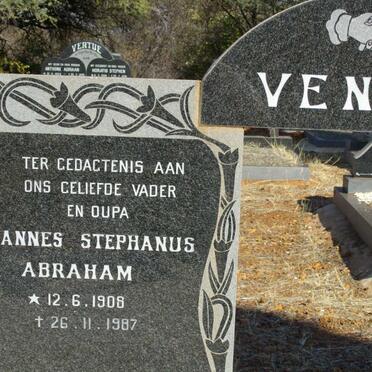 VENTER Johannes Stephanus Abraham 1908-1987