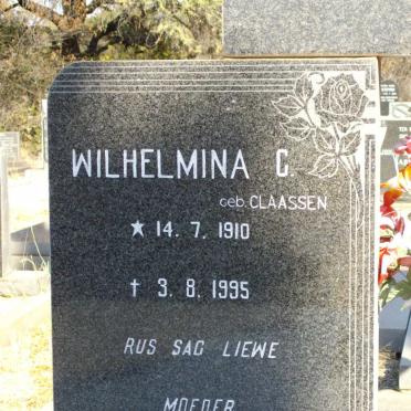 VISSER Erik Gustaaf 1903-1976 &amp; Wilhelmina C. CLAASSEN 1910-1995