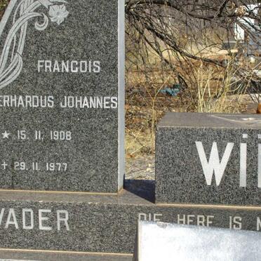 WIID Francois Gerhardus Johannes 1908-1977