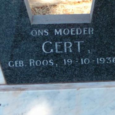 WYK Gert, van nee ROOS 1936-