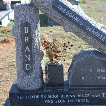 BRAND Theodorus Scholtz 1966-1994