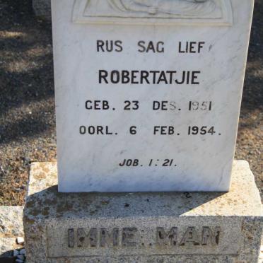 IMMELMAN Robertatjie 1951-1954
