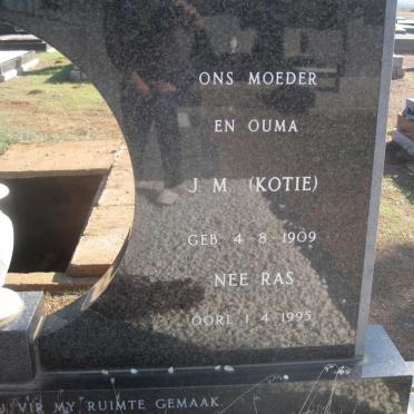 LOUBSER W.A.J. 1904-1985 &amp; J.M. RAS 1909-1995