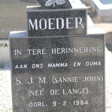 LOMBARD S.J.M. nee DE LANGE -1984