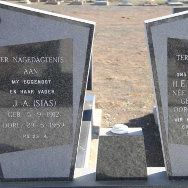 ? J.A. 1912-1959 &amp; H.E.J. VAN JAARSVELD 1918-1979