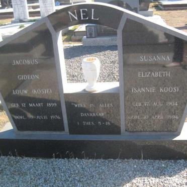 NEL Jacobus Gideon Louw 1899-1976 &amp; Susanna Elizabeth 1904-1994