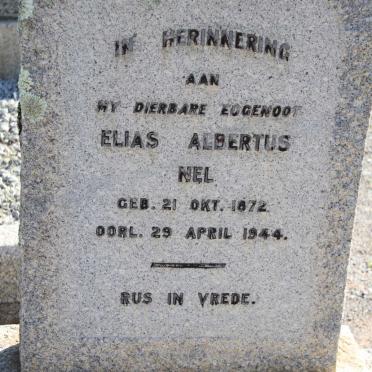 NEL Elias Albertus 1872-1944