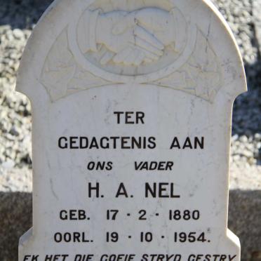 NEL H.A.1880-1954