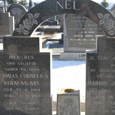 NEL Hermias Cornelius Strauss 1904-1969 &amp; Marion Jean DE KLERK 1908-1965