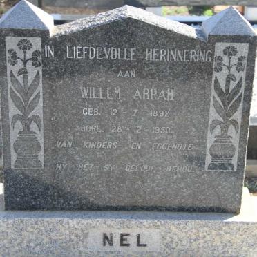 NEL Willem Abram 1892-1950