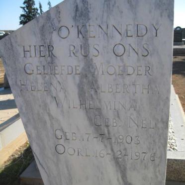O'KENNEDY Helena Albertha Wilhelmina nee NEL 1903-1976