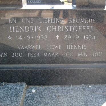 TOIT Hendrik Christoffel, du 1928-1934