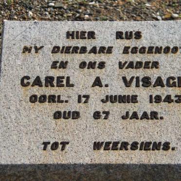VISAGIE Carel A. -1943
