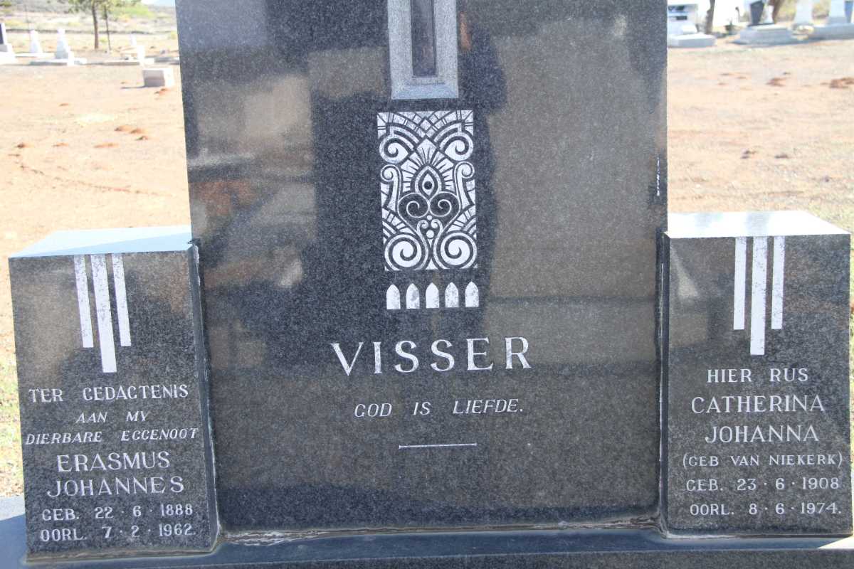 VISSER Erasmus Johannes 1888-1962 & Catherina Johanna VAN NIEKERK 1908-1974