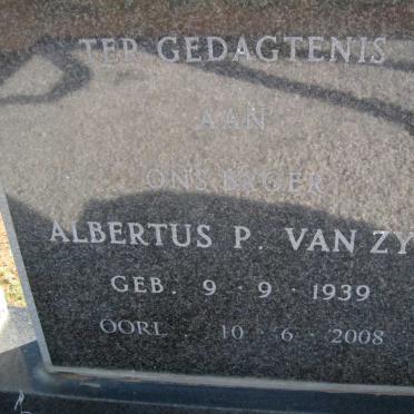 ZYL Izak W., van 1903-1943 &amp; Lamberdina BRAND 1909-1999 :: VAN ZYL Albertus P. 1939-2008