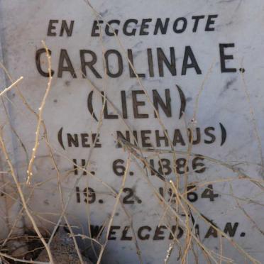 ? Carolina E. nee NIEHAUS 1886-1964