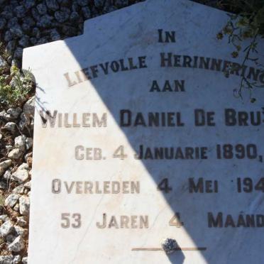BRUYN Willem Daniel, de 1890-1943