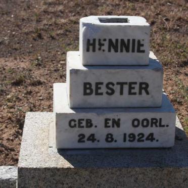 BESTER Hennie 1924-1924