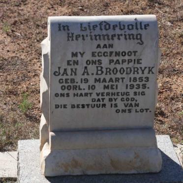 BROODRYK Jan A. 1853-1935