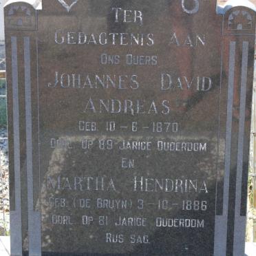 BOTES Johannes David Andreas 1870- &amp; Martha Hendrina DE BRUYN 1886-
