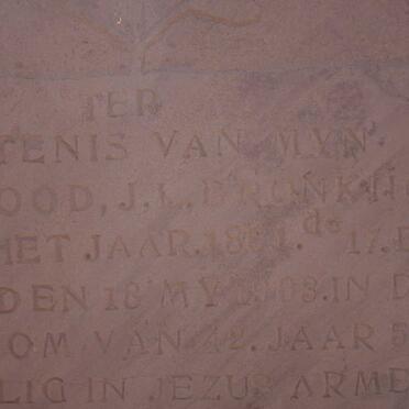 BRONKHORST J.L. 1861-1903