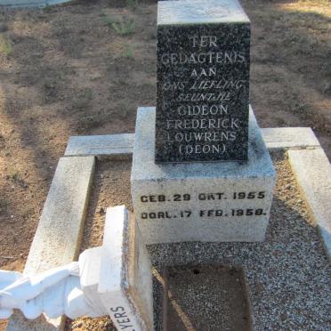 BEYERS Gideon Frederick Louwrens 1955-1958