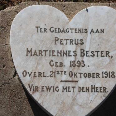 BESTER Petrus Martiennes 1893-1918