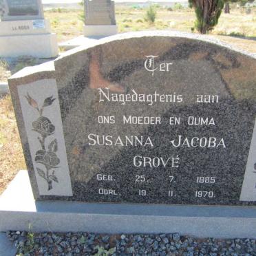 GROVE Susanna Jacoba 1885-1970