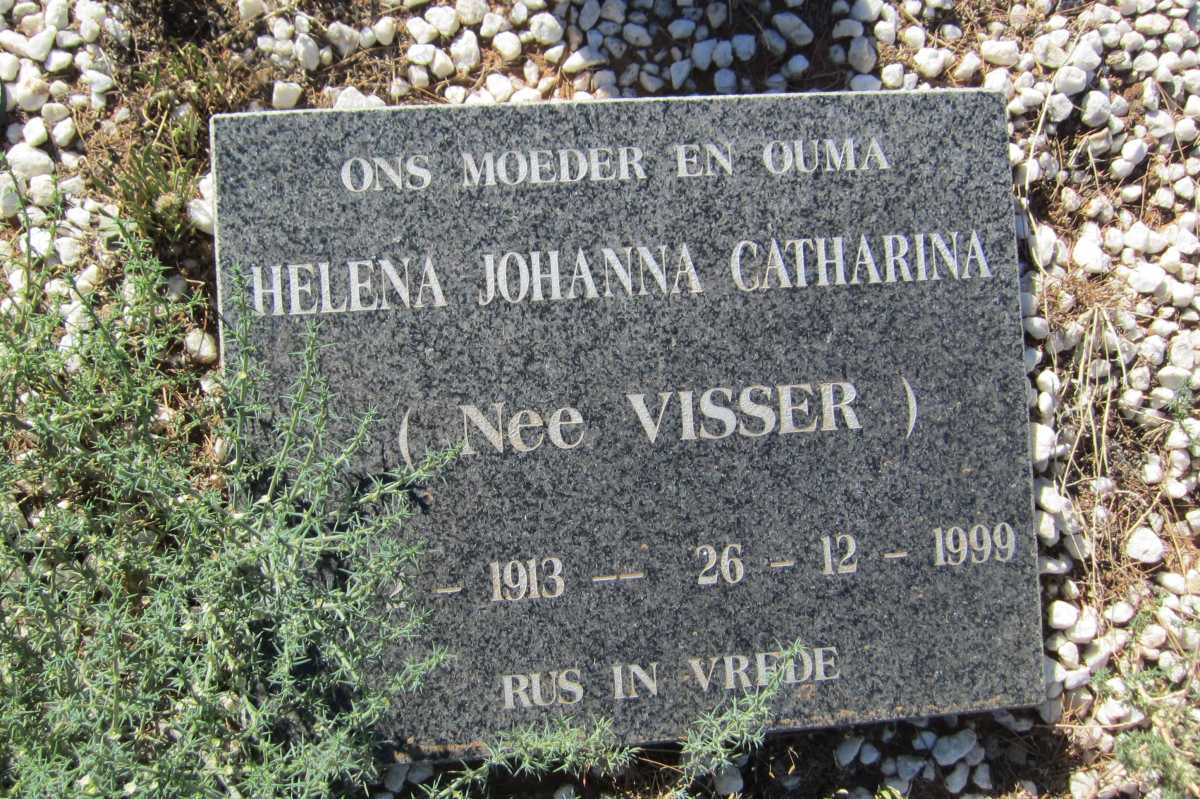 GRAAN Daniel Frederick, van 1906-1981 &amp; Helena Johanna Catharina VISSER 1913-1999