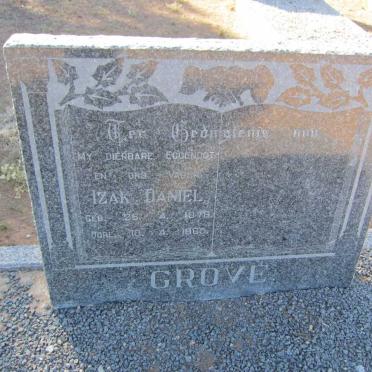 GROVE Izak Daniel 1878-1965