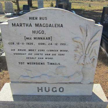 HUGO Martha Magdalena nee MINNAAR 1926-1951