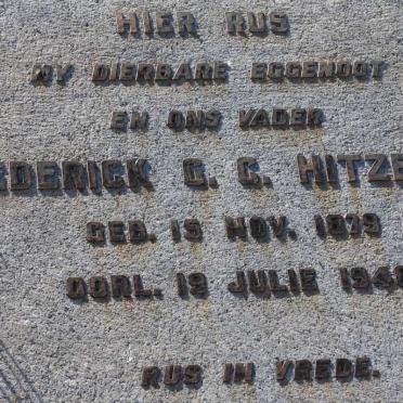 HITZEROTH Frederick O.C. 1879-1948 